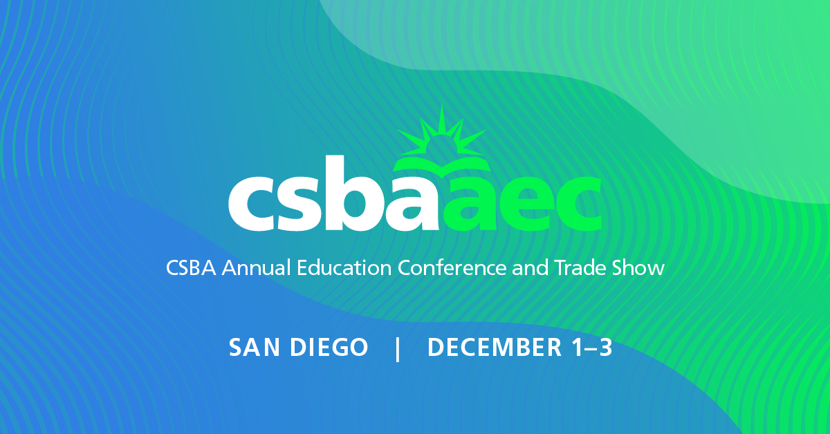 CSBA AEC CSBA Annual Education Conference and Trade Show 2023
